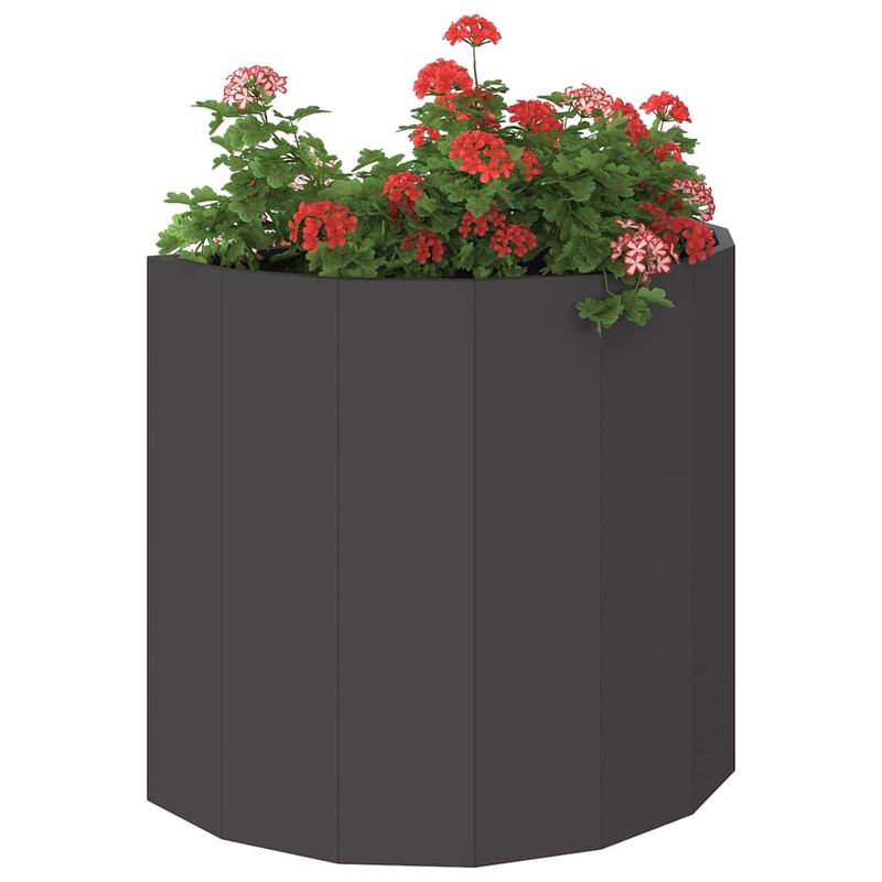 Casa si Gradina - Gradinarit si plante - Plante si ghivece - Ghivece si suporturi - Jardiniera Negru 60 x 30 x 50 cm Otel - Infinity.ro