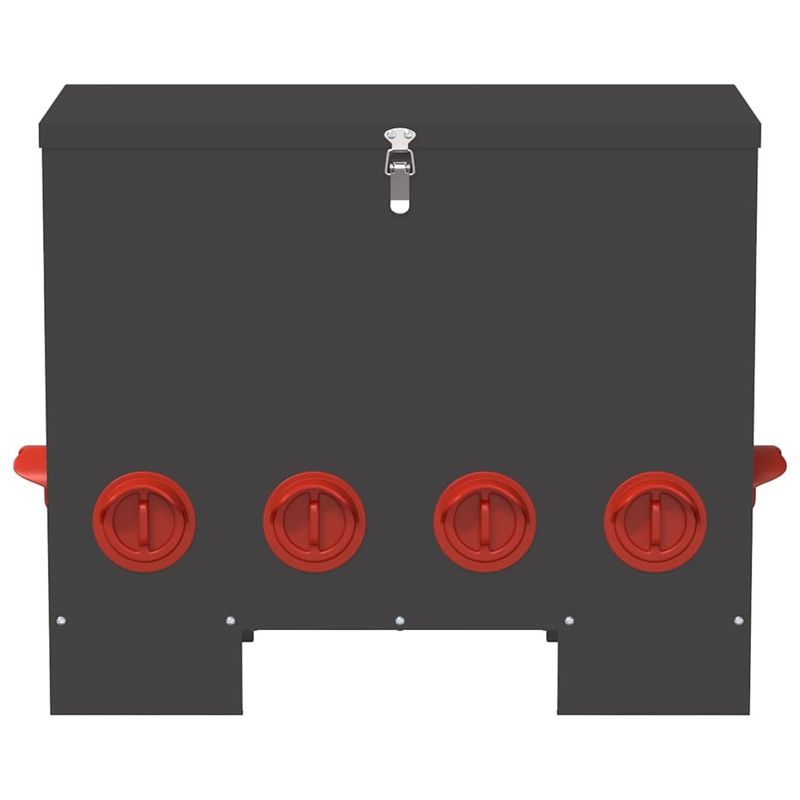 Petshop - Accesorii petshop - Castroane si adapatori - Feeder pentru pui 2 pcs Negru 60.5 x 29 x 51 cm - Infinity.ro