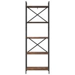 Casa si Gradina - Mobilier - Biblioteci si rafturi - Biblioteci - Raft pentru carti Stejar fumuriu 56 x 34 x 171 cm Lemn compozit - Infinity.ro