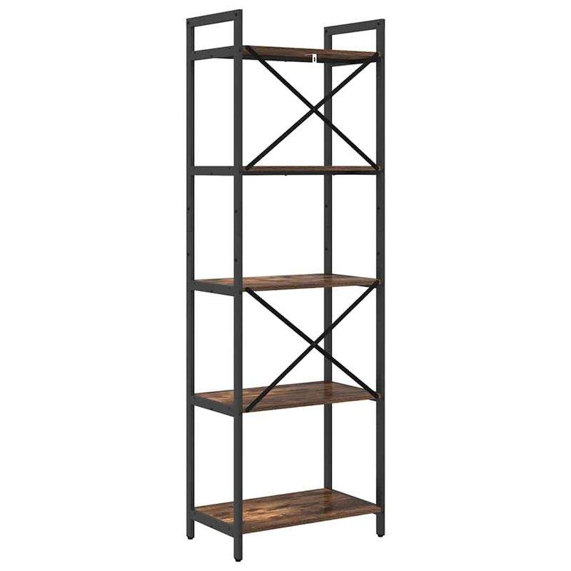 Casa si Gradina - Mobilier - Biblioteci si rafturi - Biblioteci - Raft pentru carti Stejar fumuriu 56 x 34 x 171 cm Lemn compozit - Infinity.ro