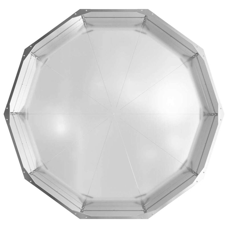 Casa si Gradina - Gradinarit si plante - Plante si ghivece - Ghivece si suporturi - Jardiniera Argintiu 120 x 120 x 35 cm Otel Galvanizat - Infinity.ro