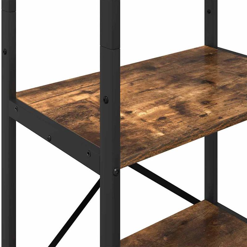 Casa si Gradina - Mobilier - Biblioteci si rafturi - Biblioteci - Raft pentru carti Stejar fumuriu 56 x 34 x 171 cm Lemn compozit - Infinity.ro