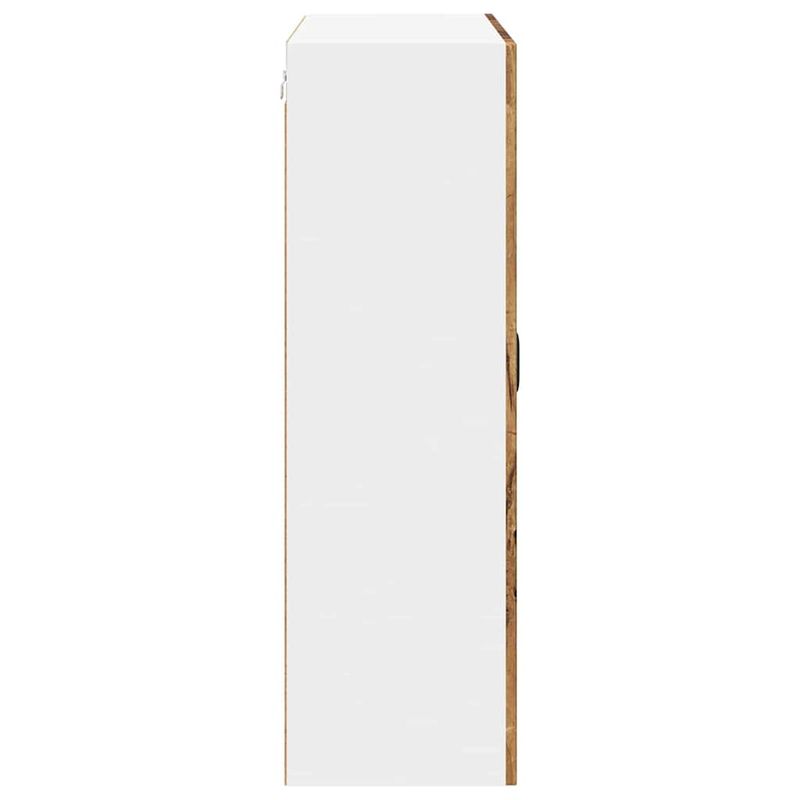 Casa si Gradina - Mobilier - Comode si corpuri - Corpuri bucatarie - Dulap suspendat de bucatarie cu usa Lemn Vechi 80 x 31 x 100 cm - Infinity.ro