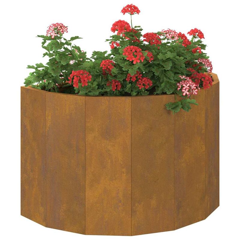 Casa si Gradina - Gradinarit si plante - Plante si ghivece - Ghivece si suporturi - Jardiniera Ruginit 60 x 30 x 35 cm Otel rezistent de intemperii - Infinity.ro