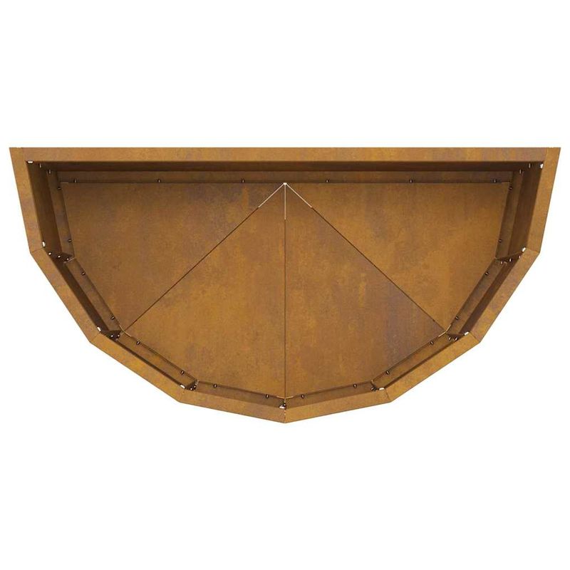 Casa si Gradina - Gradinarit si plante - Plante si ghivece - Ghivece si suporturi - Jardiniera Ruginit 60 x 30 x 35 cm Otel rezistent de intemperii - Infinity.ro