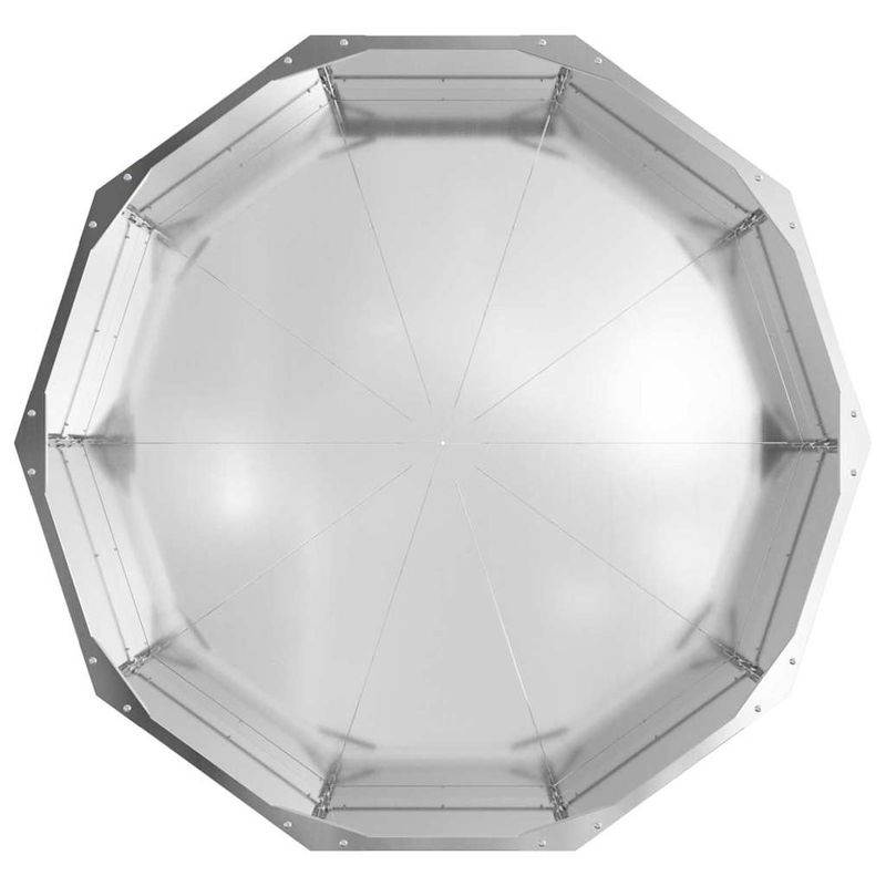 Casa si Gradina - Gradinarit si plante - Plante si ghivece - Ghivece si suporturi - Jardiniera Argintiu 90 x 90 x 35 cm Otel Galvanizat - Infinity.ro