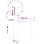 Casa si Gradina - Gradinarit si plante - Plante si ghivece - Ghivece si suporturi - Jardiniera Ruginit 60 x 30 x 35 cm Otel rezistent de intemperii - Infinity.ro