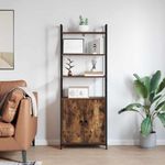 Casa si Gradina - Mobilier - Biblioteci si rafturi - Biblioteci - Dulap pentru carti Stejar fumuriu 60 x 24 x 161 cm - Infinity.ro