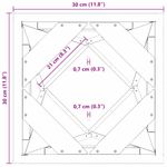 Casa si Gradina - Gradinarit si plante - Plante si ghivece - Ghivece si suporturi - Jardiniera Antracit 30 x 30 x 75 cm Otel - Infinity.ro