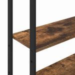 Casa si Gradina - Mobilier - Biblioteci si rafturi - Biblioteci - Dulap pentru carti Stejar fumuriu 60 x 24 x 161 cm - Infinity.ro