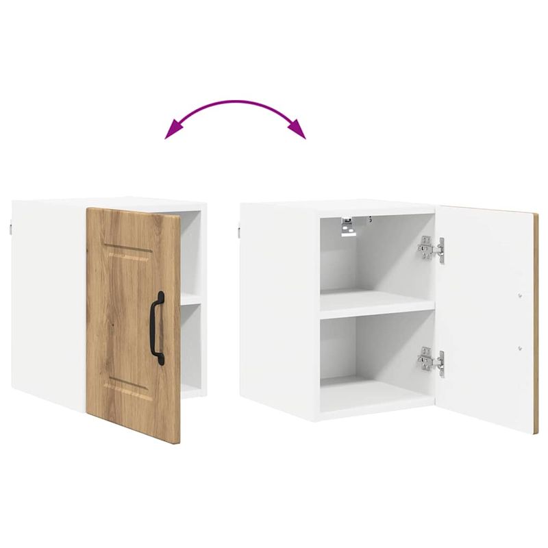 Casa si Gradina - Mobilier - Comode si corpuri - Corpuri bucatarie - Dulap suspendat de bucatarie Stejar Artizanal 30 x 31 x 40 cm - Infinity.ro