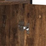 Casa si Gradina - Mobilier - Biblioteci si rafturi - Biblioteci - Dulap pentru carti Stejar fumuriu 60 x 24 x 161 cm - Infinity.ro