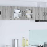 Casa si Gradina - Mobilier - Comode si corpuri - Corpuri bucatarie - Dulap suspendat de bucatarie cu raft Gri Sonoma 40 x 31 x 40 cm - Infinity.ro
