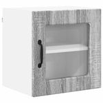 Casa si Gradina - Mobilier - Comode si corpuri - Corpuri bucatarie - Dulap suspendat de bucatarie cu raft Gri Sonoma 40 x 31 x 40 cm - Infinity.ro
