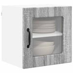 Casa si Gradina - Mobilier - Comode si corpuri - Corpuri bucatarie - Dulap suspendat de bucatarie cu raft Gri Sonoma 40 x 31 x 40 cm - Infinity.ro
