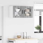Casa si Gradina - Mobilier - Comode si corpuri - Corpuri bucatarie - Dulap suspendat de bucatarie cu raft Gri Sonoma 40 x 31 x 40 cm - Infinity.ro