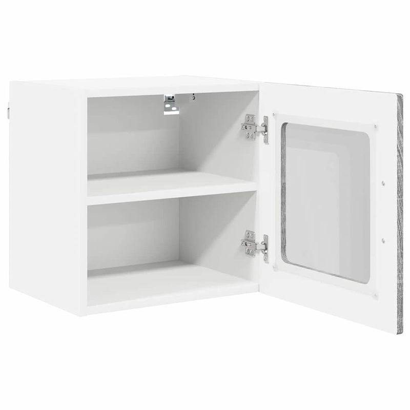 Casa si Gradina - Mobilier - Comode si corpuri - Corpuri bucatarie - Dulap suspendat de bucatarie cu raft Gri Sonoma 40 x 31 x 40 cm - Infinity.ro