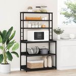 Casa si Gradina - Mobilier - Biblioteci si rafturi - Biblioteci - Raft de bucatarie Stejar Negru 100 x 40 x 168 cm Lemn compozit - Infinity.ro