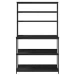 Casa si Gradina - Mobilier - Biblioteci si rafturi - Biblioteci - Raft de bucatarie Stejar Negru 100 x 40 x 168 cm Lemn compozit - Infinity.ro