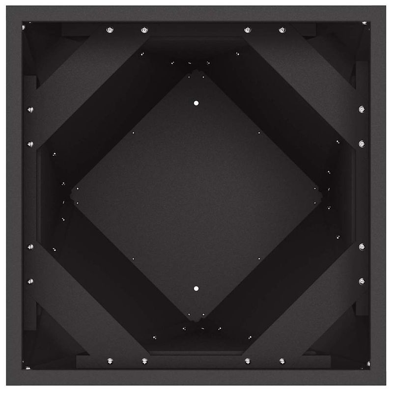 Casa si Gradina - Gradinarit si plante - Plante si ghivece - Ghivece si suporturi - Jardiniera Negru 40 x 40 x 75 cm Otel - Infinity.ro