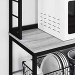 Casa si Gradina - Mobilier - Biblioteci si rafturi - Biblioteci - Raft de bucatarie Gri Sonoma 100 x 40 x 168 cm Lemn compozit - Infinity.ro