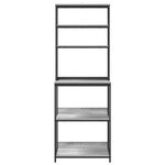 Casa si Gradina - Mobilier - Biblioteci si rafturi - Biblioteci - Raft de bucatarie Gri Sonoma 60 x 40 x 168 cm Lemn compozit - Infinity.ro