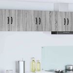 Casa si Gradina - Mobilier - Comode si corpuri - Corpuri bucatarie - Dulap suspendat de bucatarie cu raft Gri Sonoma 30 x 31 x 40 cm - Infinity.ro