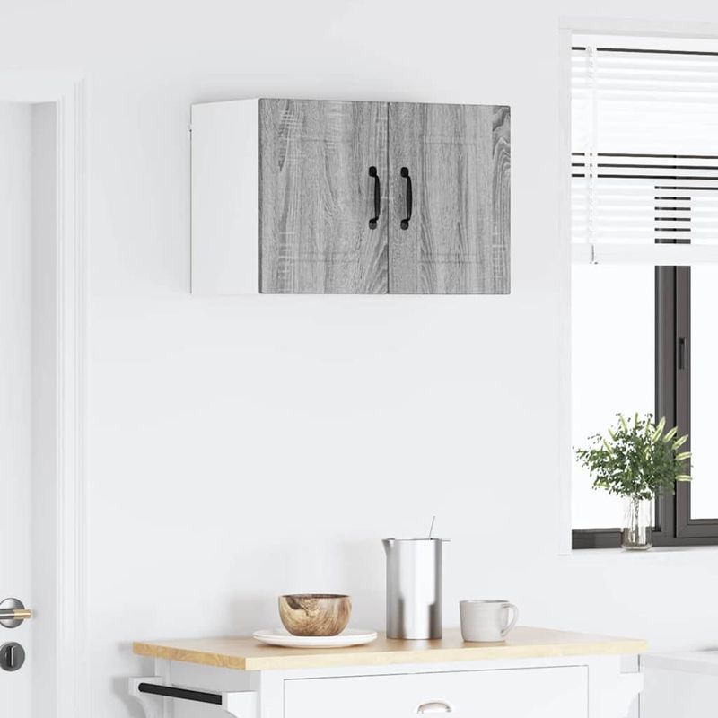 Casa si Gradina - Mobilier - Comode si corpuri - Corpuri bucatarie - Dulap suspendat de bucatarie cu raft Gri Sonoma 30 x 31 x 40 cm - Infinity.ro