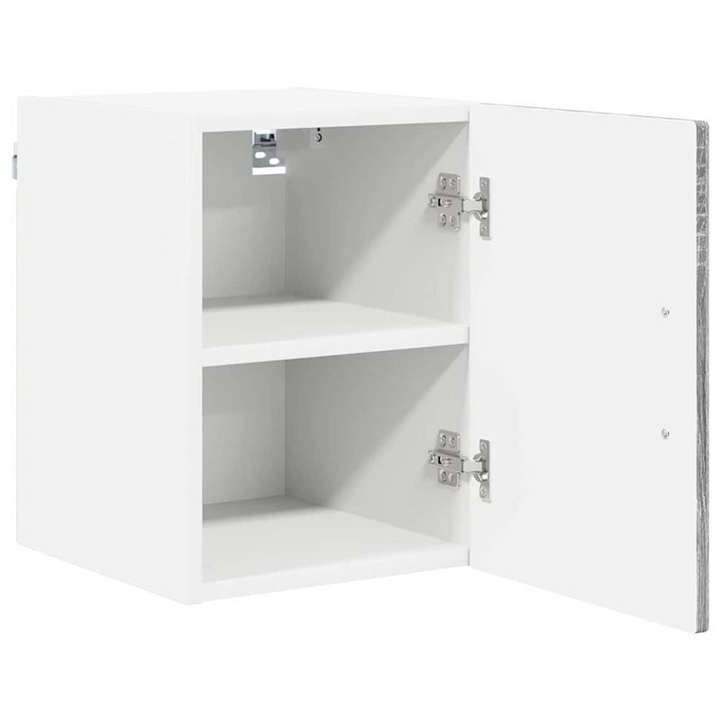 Casa si Gradina - Mobilier - Comode si corpuri - Corpuri bucatarie - Dulap suspendat de bucatarie cu raft Gri Sonoma 30 x 31 x 40 cm - Infinity.ro