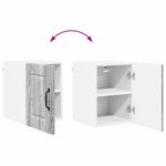 Casa si Gradina - Mobilier - Comode si corpuri - Corpuri bucatarie - Dulap suspendat de bucatarie cu raft Gri Sonoma 30 x 31 x 40 cm - Infinity.ro