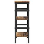Casa si Gradina - Mobilier - Biblioteci si rafturi - Biblioteci - Raft pentru carti Lemn Vechi 40 x 29,5 x 81 cm Lemn compozit - Infinity.ro
