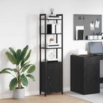 Casa si Gradina - Mobilier - Biblioteci si rafturi - Biblioteci - Dulap pentru carti Stejar Negru 40 x 24 x 161 cm Lemn compozit - Infinity.ro