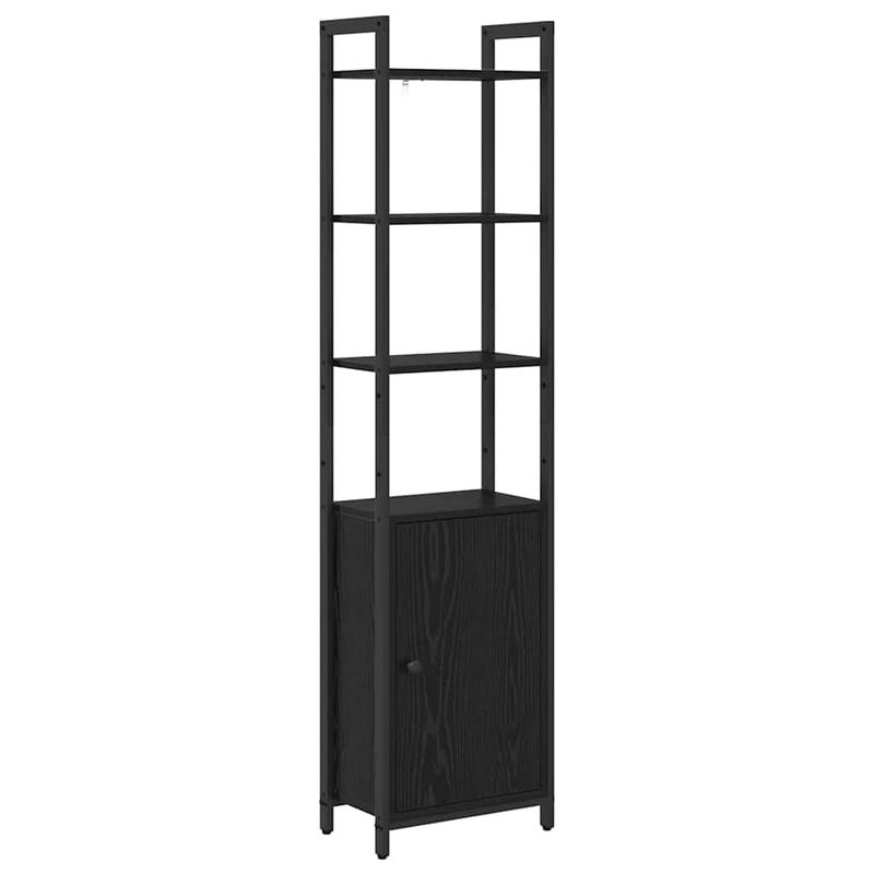 Casa si Gradina - Mobilier - Biblioteci si rafturi - Biblioteci - Dulap pentru carti Stejar Negru 40 x 24 x 161 cm Lemn compozit - Infinity.ro