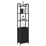 Casa si Gradina - Mobilier - Biblioteci si rafturi - Biblioteci - Dulap pentru carti Stejar Negru 40 x 24 x 161 cm Lemn compozit - Infinity.ro