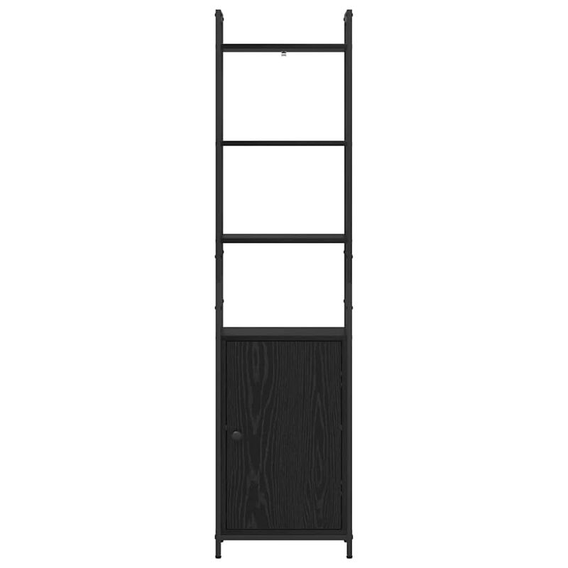 Casa si Gradina - Mobilier - Biblioteci si rafturi - Biblioteci - Dulap pentru carti Stejar Negru 40 x 24 x 161 cm Lemn compozit - Infinity.ro