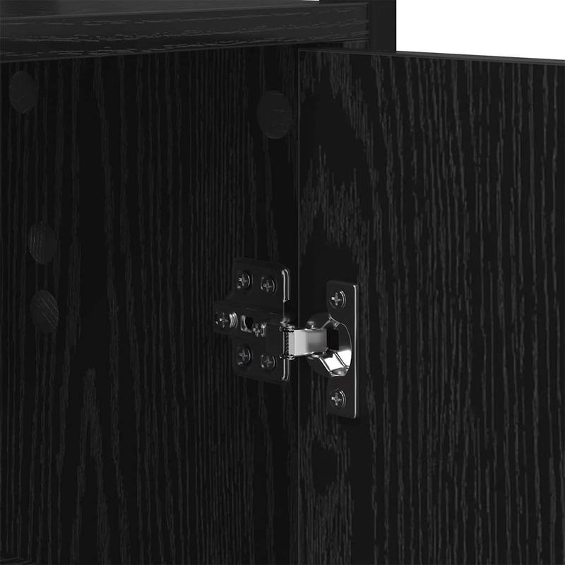 Casa si Gradina - Mobilier - Biblioteci si rafturi - Biblioteci - Dulap pentru carti Stejar Negru 40 x 24 x 161 cm Lemn compozit - Infinity.ro