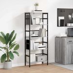Casa si Gradina - Mobilier - Biblioteci si rafturi - Biblioteci - Raft pentru carti Gri Sonoma 60 x 29,5 x 149 cm Lemn compozit - Infinity.ro
