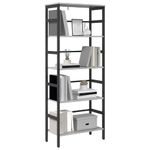 Casa si Gradina - Mobilier - Biblioteci si rafturi - Biblioteci - Raft pentru carti Gri Sonoma 60 x 29,5 x 149 cm Lemn compozit - Infinity.ro