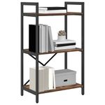 Casa si Gradina - Mobilier - Biblioteci si rafturi - Biblioteci - Raft pentru carti Stejar fumuriu 56 x 34 x 96 cm Lemn compozit - Infinity.ro