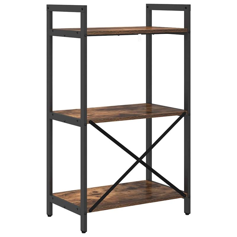 Casa si Gradina - Mobilier - Biblioteci si rafturi - Biblioteci - Raft pentru carti Stejar fumuriu 56 x 34 x 96 cm Lemn compozit - Infinity.ro
