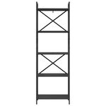 Casa si Gradina - Mobilier - Biblioteci si rafturi - Biblioteci - Raft pentru carti Stejar Negru 56 x 34 x 171 cm Lemn compozit - Infinity.ro