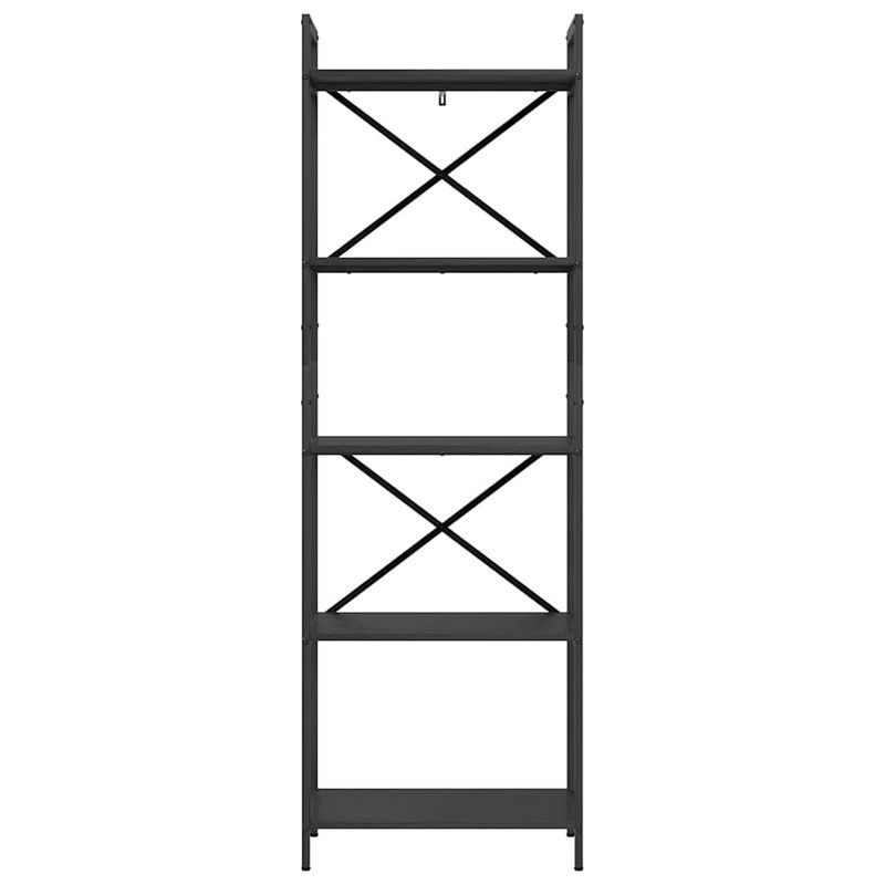 Casa si Gradina - Mobilier - Biblioteci si rafturi - Biblioteci - Raft pentru carti Stejar Negru 56 x 34 x 171 cm Lemn compozit - Infinity.ro