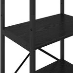 Casa si Gradina - Mobilier - Biblioteci si rafturi - Biblioteci - Raft pentru carti Stejar Negru 56 x 34 x 171 cm Lemn compozit - Infinity.ro