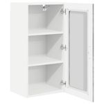 Casa si Gradina - Mobilier - Comode si corpuri - Corpuri bucatarie - Dulap suspendat de bucatarie cu raft cu usa 2 pcs Gri din beton - Infinity.ro