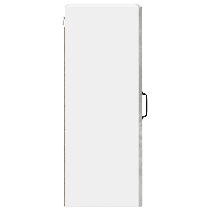 Casa si Gradina - Mobilier - Comode si corpuri - Corpuri bucatarie - Dulap suspendat de bucatarie cu raft cu usa 2 pcs Gri din beton - Infinity.ro
