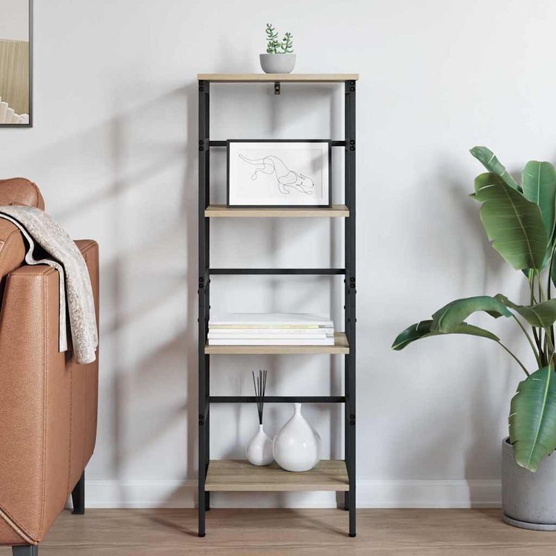 Casa si Gradina - Mobilier - Biblioteci si rafturi - Biblioteci - Raft pentru carti Stejar Sonoma 40 x 29,5 x 115 cm - Infinity.ro