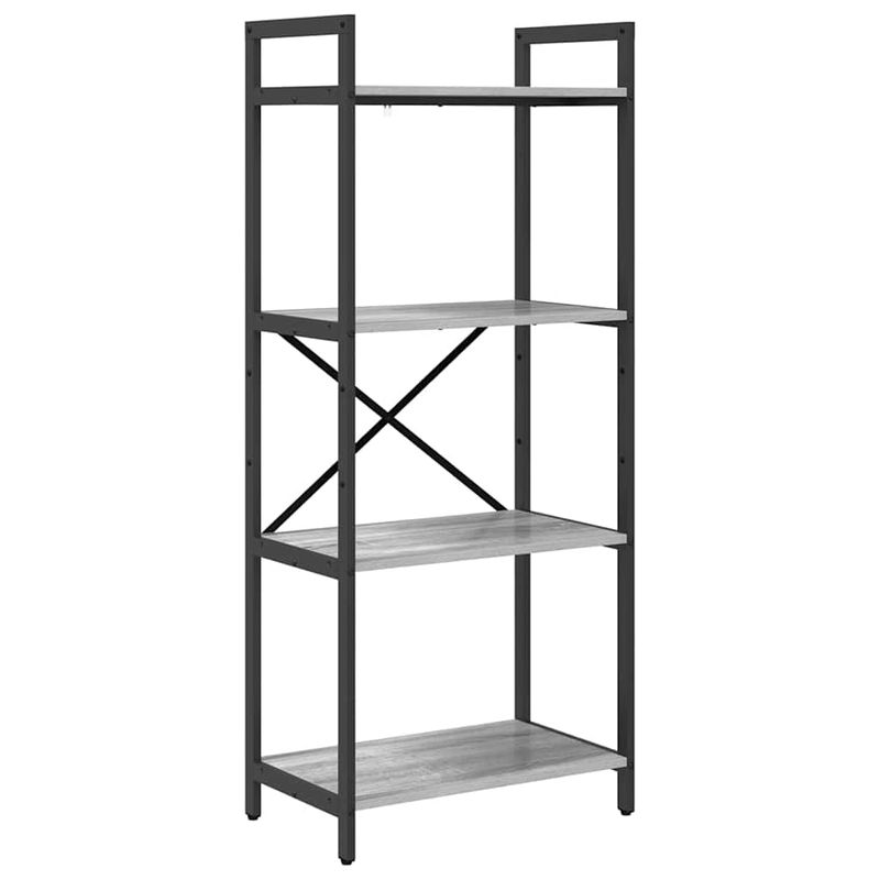 Casa si Gradina - Mobilier - Biblioteci si rafturi - Biblioteci - Raft pentru carti Gri Sonoma 56 x 34 x 133,5 cm Lemn compozit - Infinity.ro
