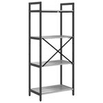 Casa si Gradina - Mobilier - Biblioteci si rafturi - Biblioteci - Raft pentru carti Gri Sonoma 56 x 34 x 133,5 cm Lemn compozit - Infinity.ro