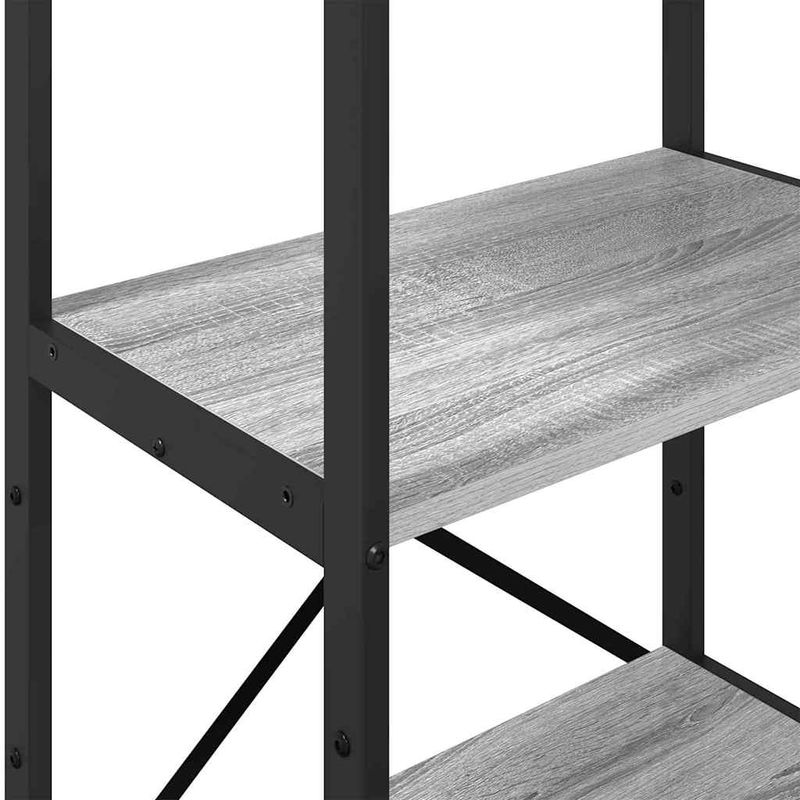 Casa si Gradina - Mobilier - Biblioteci si rafturi - Biblioteci - Raft pentru carti Gri Sonoma 56 x 34 x 133,5 cm Lemn compozit - Infinity.ro