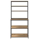 Casa si Gradina - Mobilier - Biblioteci si rafturi - Biblioteci - Raft de bucatarie Stejar Artizanal 80 x 40 x 168 cm - Infinity.ro